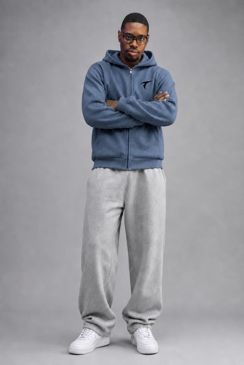 Titanium Zip Hoodie